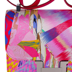 Limited Edition Constance Bag 24 Marble Silk with Palladium Hardware