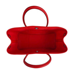 Garden Party 30 Bag Rouge Grenade Toile H Vache Hunter Palladium