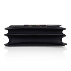 Constance 24 Bag De Camp Dechainee Toile and Black Swift Leather