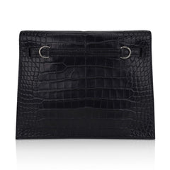 Limited Edition Kelly Danse Bag Matte Black Crocodile