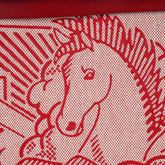 Special Edition Herbag Zip 31 Bag Pegase Pop Rouge Vache Hunter Leather with Palladium Hardware