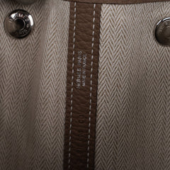 Garden Party 36 Bag Etoupe & Clemence Leather Palladium