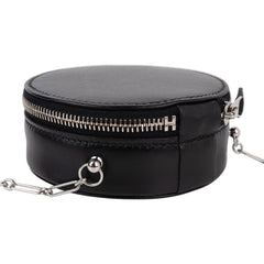 Limited Edition Micro Rond Veau Noir Villandry Bag Paper Clip Chain