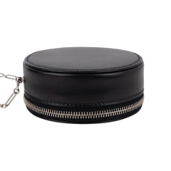 Limited Edition Micro Rond Veau Noir Villandry Bag Paper Clip Chain