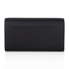 Constance Long To Go Wallet Black Epsom with Palladium Hardware