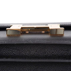 Constance Bag 18 Black Epsom Gold Hardware New w/ Box
