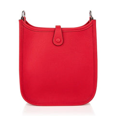 Evelyne TPM Amazone Bag Rouge De Coeur Taurillon Maurice Palladium