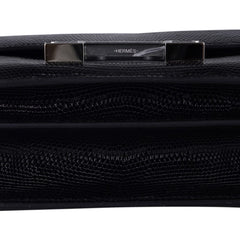 Mini Constance Bag 18 Black Lizard with Palladium Hardware