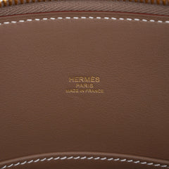 Bolide 1923 Mini 25 Bag Etoupe Gold Hardware Epsom Leather