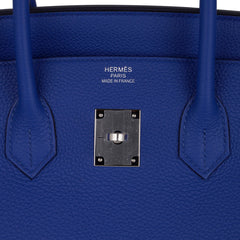 Birkin 35 Bag Blue de France Togo Leather with Palladium Hardware
