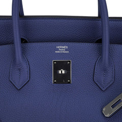 Limited Edition Birkin 40 Bag Blue de Prusse Togo Leather with Palladium Hardware