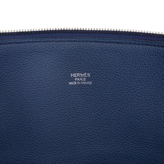 Bolide 45 Bag Blue de Prusse Togo Leather with Palladium Hardware