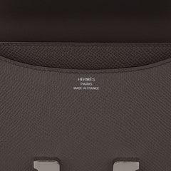 Mini Constance 18 Bag Etain Epsom Leather with Palladium Hardware