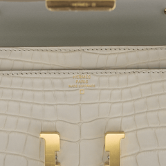Constance Long To Go Wallet Beton Matte Alligator with Gold Hardware