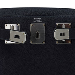 Hac a Dos PM Backpack Caban Tricolor Togo Leather with Palladium Hardware