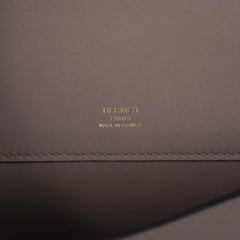 Kelly Cut Bag Gris Asphalte Gray Clutch Swift Gold Hardware
