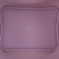 Picotin Lock 18 Mauve Sylvestre Bag Palladium Hardware
