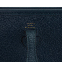 Mini Evelyne III TPM Crossbody Bag Vert Rousseau Clemence with Gold