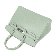 Birkin 30 Bag Vert D’eau Matte Alligator Palladium Hardware
