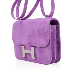 Constance Doblis Violet Clair 18 Limited Edition Bag Palladium