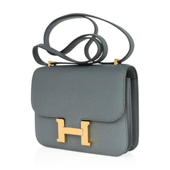 Constance Mini 18 Bag Vert Amande Gold Hardware Epsom Leather