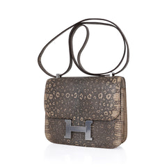 Limited Edition Mini Constance 18 Desert Lizard Palladium Hardware