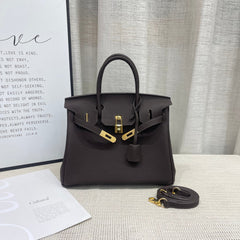Birkin 25 Togo handbag is made of extremely soft calfskin
