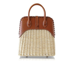Limited Edition Bolide Bag Picnic Osier Wicker & Barenia Leather