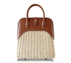 Limited Edition Bolide Bag Picnic Osier Wicker & Barenia Leather