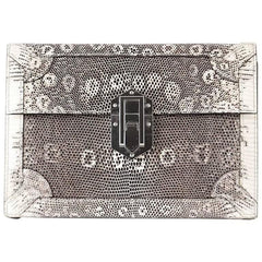 Fleche D’Or Clutch Bag Ombre Lizard Limited Edition rare