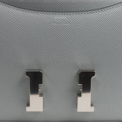 Constance 18 Bag Blue Glacier Epsom Palladium Hardware New