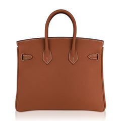 Birkin 25 Bag Gold Togo Leather with Gold Hardware