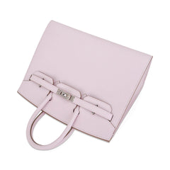 Birkin 25 Bag Sellier Mauve Pale Epsom Leather with Palladium Hardware