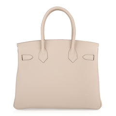 Birkin 30 Bag Craie Rose Gold Hardware Neutral Beauty