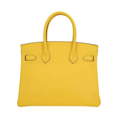 Verso Birkin 30 Bag Jaune de Naples & Gold Novillo Leather with Gold Hardware