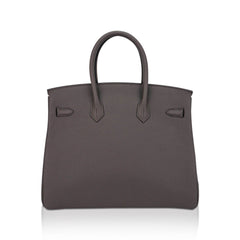 Birkin 35 Bag Etain Togo Leather with Palladium Hardware