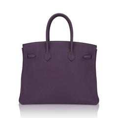 Birkin 35 Bag Raisin Togo Leather with Gold Hardware