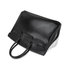 Birkin Limited Edition So Black 35 Bag Box Leather and Black Hardware