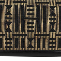 Limited Edition Vintage Horizons Birkin 40 Black Box Leather with Gold Embroidered Toile