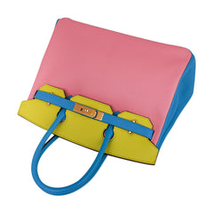 Birkin HSS 30 Bag Tri-Color Rose Confetti Bue Aztec Soufre Chevre