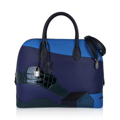 Limited Edition Bolide 1923 35 Bag Au Bout Du Monde with Exotic & Leather Mix