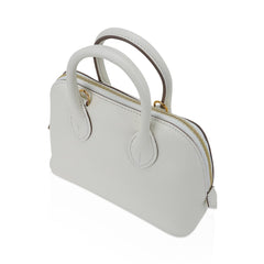 Mini Bolide 1923 Bag Verso Mushroom & Biscuit Evercolor Leather with Gold Hardware