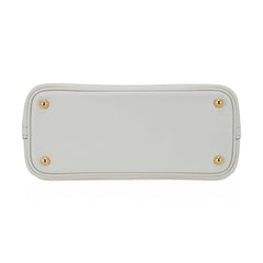 Mini Bolide 1923 Bag Verso Mushroom & Biscuit Evercolor Leather with Gold Hardware