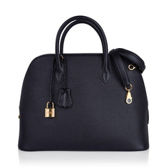 Bolide 1923 30 Bag Black Taurillon Novillo Leather Gold Hardware