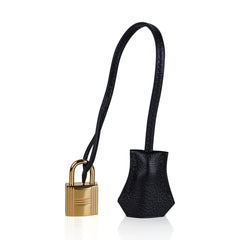 Bolide 1923 30 Bag Black Taurillon Novillo Leather Gold Hardware