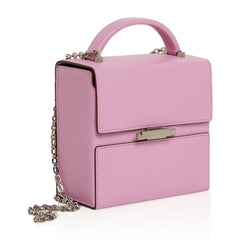 Cinhetic Bag Mauve Chevre Leather Palladium Hardware New w/ Box