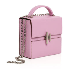Cinhetic Bag Mauve Chevre Leather Palladium Hardware New w/ Box