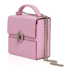 Cinhetic Bag Mauve Chevre Leather Palladium Hardware New w/ Box
