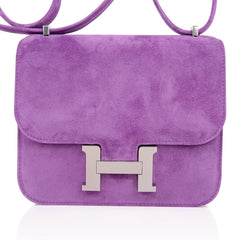 Constance Doblis Violet Clair 18 Limited Edition Bag Palladium
