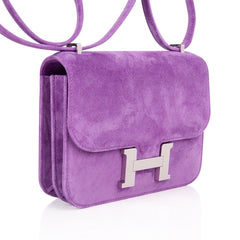 Constance Doblis Violet Clair 18 Limited Edition Bag Palladium